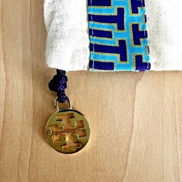 Tory Burch Dust Bag Drawstring Cloth Logo Charm Storage Authentic 12 x 1… - Picture 4 of 4